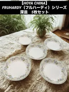 【HOYA CHINA】FRUHARDY（フルハーディ）シリーズ深皿　5枚セットのサムネイル