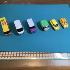 ミニカーセット6台、セット