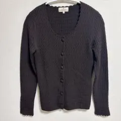 TRUSSARDI トラサルディ カーディガン 38 ウール100% こげ茶