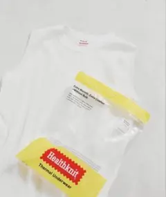 Healthknit ノースリーブ クルーネック ホワイトのサムネイル
