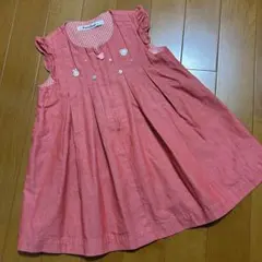 【値下げ】ファミリア　ジャンパースカート　90