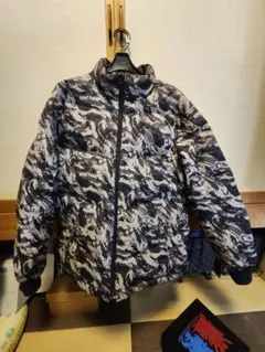 Rossignol 迷彩柄 ダウンジャケット Lサイズ