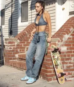 LIVED IN DENIM PANTS/ロキシーヴィンテージライクデニムのサムネイル