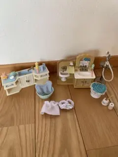 シルバニアファミリー バスルーム家具セット