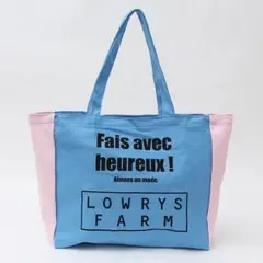 未使用 non-no 2013 5月号 LOWRYS FARM バイカラートート