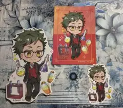 ツイステッドワンダーランド トレイ・クローバー ステッカー／タロットカード