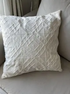 モリヨシ）本牛革 クッションカバー 約45×45cm【カバーのみ※1枚売り