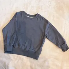 フタフタ✱デイリーライン100サイズ シンプルトレーナー　スウェット　裏微起毛