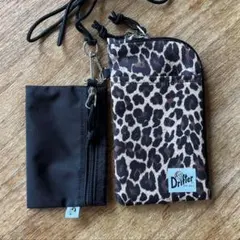 ドリフター　ミニマルWポーチ　レオパード　ヒョウ柄 スマホショルダーのサムネイル