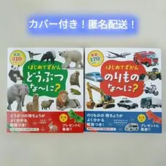 図鑑セット　はじめてずかん　どうぶつな～に？　のりものな～に？　英語つき