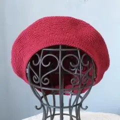 サマーニットベレー-ワインレッド