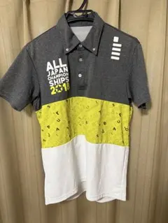 GOSEN ポロシャツ ALL JAPAN 2018 グレー Lのサムネイル