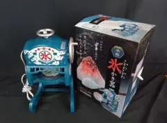 ②ドウシシャ 電動本格ふわふわ氷かき器 DCSP-1651 動作確認済 元箱のサムネイル