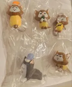 まめきちまめこ シンバ　タビ カプセルトイ ガチャガチャ5体セット