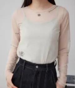 MARY QUANT×AZUL シアータトゥートップスのサムネイル