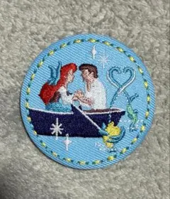 ま*お様 アリエルとエリック 刺繍缶バッジ