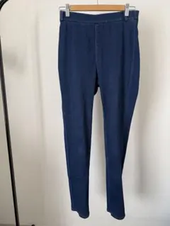GU スーパーストレッチデニムレギンスパンツ　L ネイビー