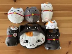 夏目友人帳 ニャンコ先生 ぬいぐるみ・ポーチセット 7個