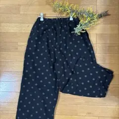 Samansa Mos2 ドット柄パンツ Fサイズ