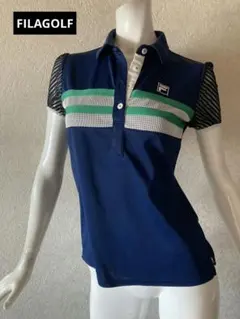 FILA GOLF ネイビー ポロシャツ　ゴルフウェア