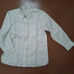 レリアン　シャツ　レディース　ストライプ