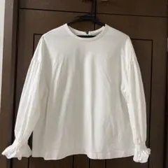 セオリーリュックス 長袖 ブラウス フリル袖 バックファスナーのサムネイル