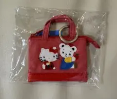 新品 未使用 ファミリア　familiar ハローキティ ミニデニムバッグ