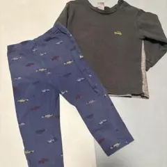 petit main 長袖カットソーとパンツ90cm セット