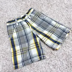 80cm 西松屋　CHEROKEE チェックハーフパンツ　ベビー　1歳頃