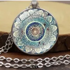 マンダラ模様 ネックレス 50cm