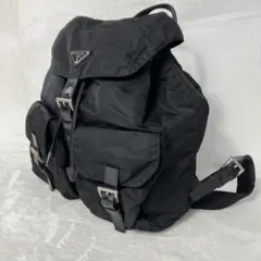 PRADA ナイロン リュック バックパック トライアングル ロゴ ブラック