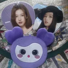 TWICE サナ　うちわケースとうちわセット