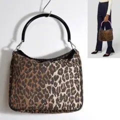 00s ドルチェ&ガッバーナ D&G レオパード ヒョウ柄 ホーボーバッグy2kのサムネイル