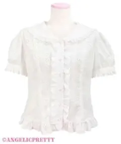 Angelic Pretty フリルシースルーオフショルダーブラウス - メルカリ