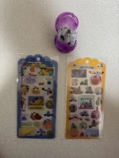 パペットスンスン シール2種 めじるしアクセサリー、ゾンゾン