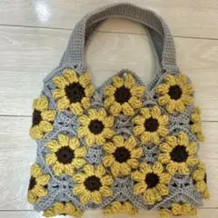 お花ぷっくりモチーフハンドバッグ