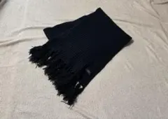 A.P.C. アーペーセー　リブ　フリンジ　マフラー