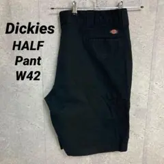 ディッキーズ　ブラック　チノパン　ハーフパンツ　ショーツ　ペイント　W42