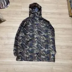 90s camo anorak hoodie