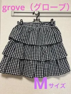 grove（グローブ）　ギンガムチェックスカート　可愛い　Mサイズ　高校生