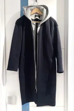 美品 JETSET SOLO PLUS 2way フード付き ロング コート 春