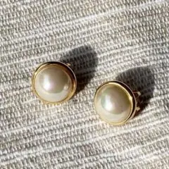 MICH ヴィンテージ パール イヤリング ゴールド セレモニー 入学式 卒業式