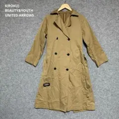 6 ROKU BEAUTY＆YOUTH オーバーサイズトレンチコート 38 - メルカリ
