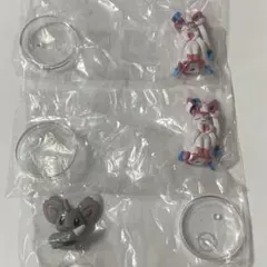 ポッケットモンスター　しっぽみてみて！フィギュア1 ニンフィア チラーミィ