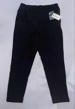 新品タグ付 Melan Cleuge ストレッチ スリムパンツ L ブラック