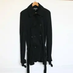 AURALEE メンズ ニット シャツジャケット セーター サイズ4 ネイビー 