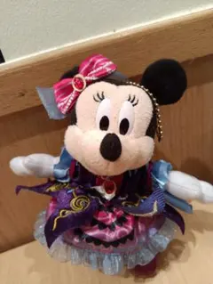ミニーマウス ハロウィンドレス　キーホルダー　 2024　ミニぬいぐるみ　美品