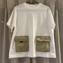 GU ホワイト Tシャツ ポケット付き サイズ150