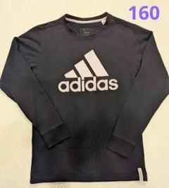 adidas 長袖カットソー 160 ネイビー