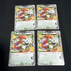 式神シシマイ　黒トレジャー　4枚　しきがみシシマイ